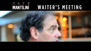 Kate Mantilini Waiters' Meeting Led by Executive Chef David Lewis
