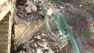 1 an et demi après la tempête Alex à Clans ancienne piscine