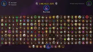 LEGO Batman 3 - All 217 Playable Characters Unlocked (ALL 9 DLC PACKS - Complete Grid)