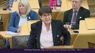 Members' Business: Importance of Safe and Fair Sport for Women and Girls - 1 October 2024