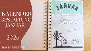 Kalendergestaltung Januar 2026 - mit Stampin´UP! Artikeln