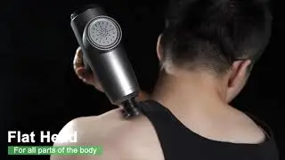BlitzWolf BW-FAS2 Electric Fascia Massage Guns 20 Gears Deep Muscles Vibration Massager