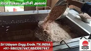 Sri udayam- snacks fryer attached with oil dryer machine,rice flakes,corn flakes,dhall,Chips fryer