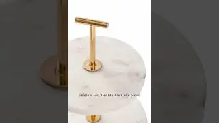 Serein Decor's Two Tier Marble Cake Stand