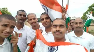 Jhanda abhiyan k dauran sp sir k sath paidal march || UP POLICE || #uppolice #upsc #motivation #love