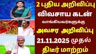 🌟 Formar loan thallupadi 2026 | vivasaiya kadan thalubadi Notification | crop loan waiver | gold ...