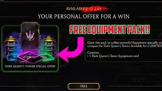 MK Mobile Dark Queen's tower Free Equipment Pack Opening