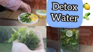 Ramadan day 4,Detox water  recipe | good for digestion #detoxwaterrecipe #weightlossdrink #ramadan22