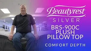 Beautyrest Silver Level 2 BRS900-C Plush Pillow Top Mattress Comfort Depth 3