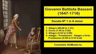 Giovanni Battista Bassani (1647-1716) - Sonata N&ordm; 1 in A minor