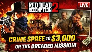 RDR2 LIVE: Arthurs Crime Spree Challenge #youtubeshorts #foryou #gamer #ps4 #gaming #shortsfeed #fyp