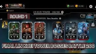 FINAL Lin Kuel Tower Boss Battle 200 fight + Reward | Mk Mobile 2020 Is back