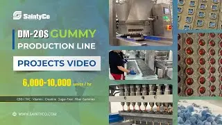 DM-20S Gummy Depositor in Action | SaintyCo Entry-Level Gummy Machine