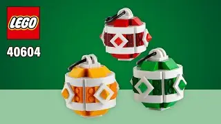 LEGO Christmas Decor Set (40604)[182 pcs] Step-by-Step Building Instructions @TopBrickBuilder