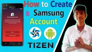How To Create samsung Account with tizen mobile in Hindi