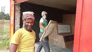 Tile unloading and godown