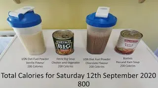 Soup and Shake Diet Day 7 (12th September 2020)