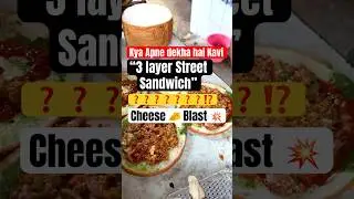 &ldquo;3 Layer Street Food Sandwich | Ultimate Desi Sandwich Street Style | Indian Street Food | #shorts