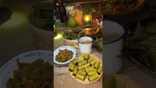 kue jadul khas dayak masak di ladang ( part.  Lanjutan masak sebelumnya)