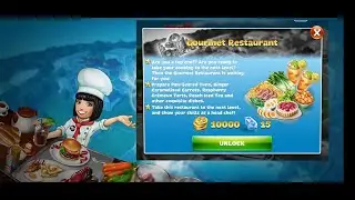 COOKING FEVER GOURMET RESTAURANT FIRST TIME GAMEPLAY - DOZZI GAMING