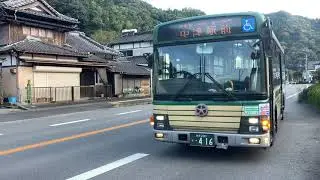 大交北部バス前面展望 車窓 柿坂→中津駅/ 柿坂1532発