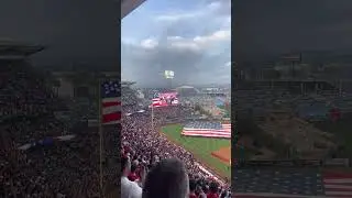Angels' home opener with F-15 flyover!