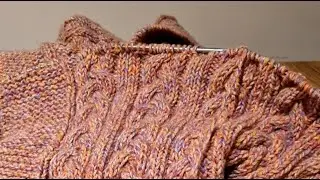 🧶🧶Handmade cozy cable knit blanket #blanket #knitting #crocheting