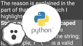 Why can't Python's raw string literals end with a single backslash?