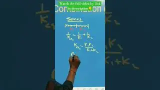 Combination of Springs | Series & Parallel | Simple Harmonic Motion | Oscillations 🎯🎯
