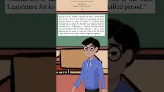 ARTICLE 3 | Part I &ndash; The Union and its Territories | INDIAN CONSTITUTION! GETIN30 #youtubeshorts