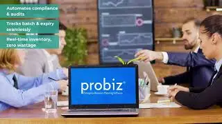 Boost Pharma Efficiency with Probiz ERP | Automate Compliance & Batch Tracking! 💡