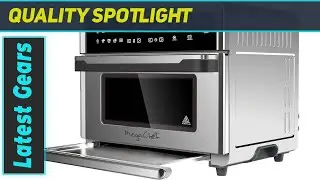 Megachef 10-in-1 Electronic Multifunction 360 Degree Hot Air Technology Countertop Oven | The