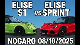 Lotus Elise S1 vs Lotus Elise Sprint Nogaro 08/10/2025