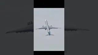 B777X FULL POWER Take Off 💨✈️ #b777x #boeing777x #aviation #verticaltakeoff #takeoffpower #planes