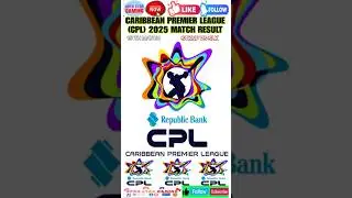 CPL 2025 15TH MATCH RESULT ST KITTS AND NEVIS PATRIOTS VS ST LUCIA KINGS #shortsfeed