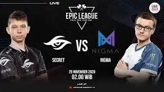Team Secret vs Nigma (BO3) - Epic League Division 1 |  Caster : Veenomon