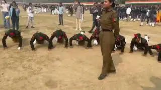 NCC GIRLS PUSH-UP REPUBLIC DAY PARADE VIDEO GANDHI MAIDAN PATNA । NCC GIRLS POWER PATNA 