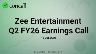 Zee Entertainment Q2 FY26 Earnings Conference Call