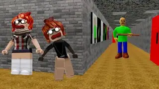FUGINDO DO PROFESSOR MALVADO - EM BUSCA DAS NOSSA FÉRIAS !  ( Baldis Basic Multiplayer Classic ) 
