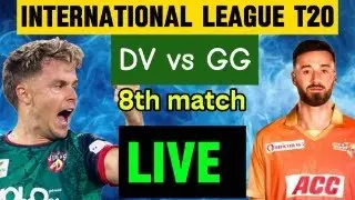 Desert Vipers vs Gulf Giants live match of International league T20