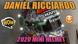 Daniel Ricciardo 2020 Mini Helmet 1/2 scale