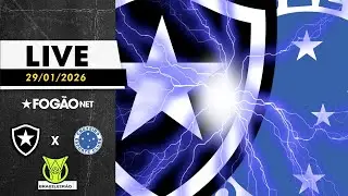 FOG&Atilde;ONET LIVE: BOTAFOGO X CRUZEIRO (PR&Eacute;-JOGO) | 1&ordf; RODADA DO CAMPEONATO BRASILEIRO