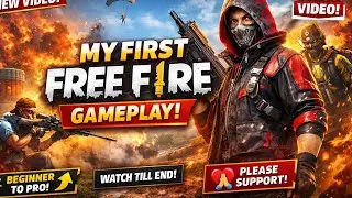 Free Fire First Gameplay Ever 😱 | New YouTuber