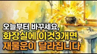 오늘부터 바꾸세요 화장실 하나로 재물운이 바뀝니다.운이 머무는 풍수｜운세와 풍수로 읽는 집·자리·삶의 흐름