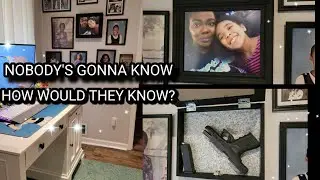 DIY SECRET COMPARTMENT PICTURE FRAME|| DIY GUN HIDING PLACE|| HOW TO HIDE THINGS IN YOUR HOME