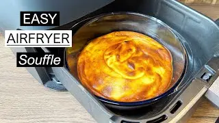 Easy Airfryer Quark Souffl&eacute; (Topfen Dessert) | Quick & Oven-Free Recipe