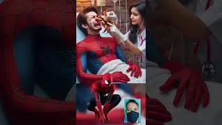 Spider-man cartoon 💥 Superhero crying at crab bite #avengers #shorts #marvel #spiderman