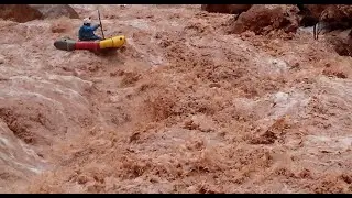 Little Colorado River 2500 CFS | Packraft