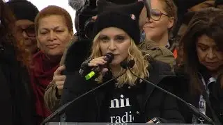 Madonna at Women's March: 