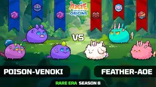 POISON-VENOKI vs FEATHER-AOE | Winty vs Luizitooo | TOP 100 | SEASON 6 | AXIE ORIGINS